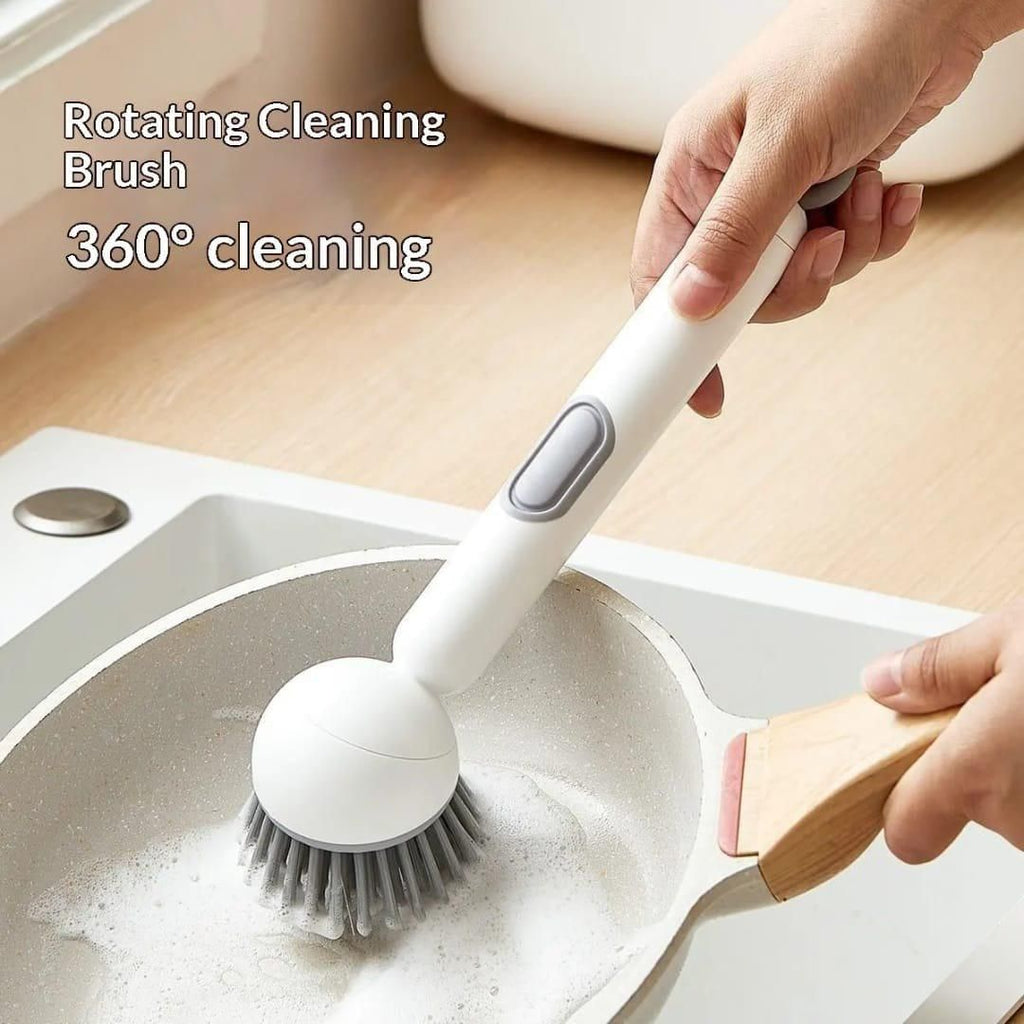 360� Scrubber Wand with Liquid Dispenser