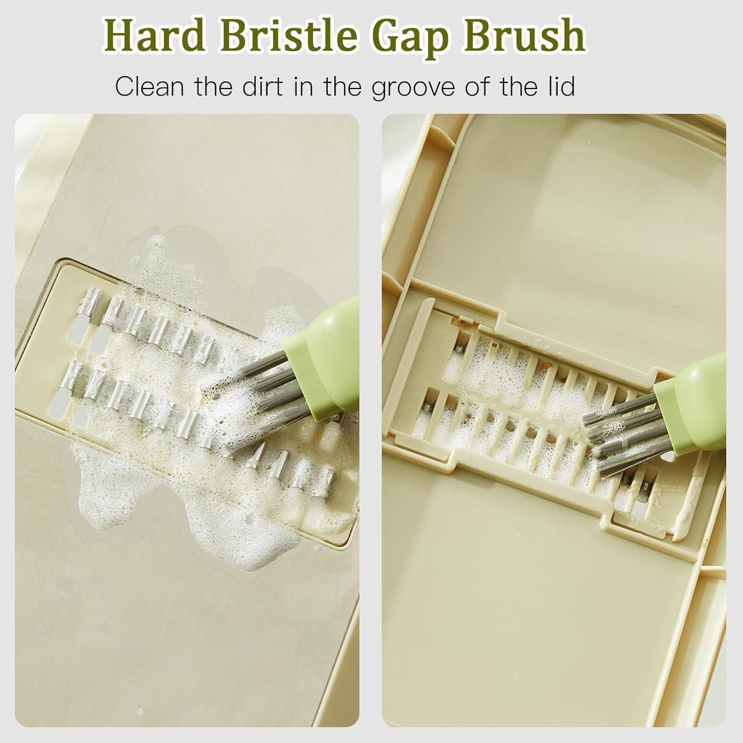 4 in 1 Double-Ended Kitchen Cutlery Cleaner Brush