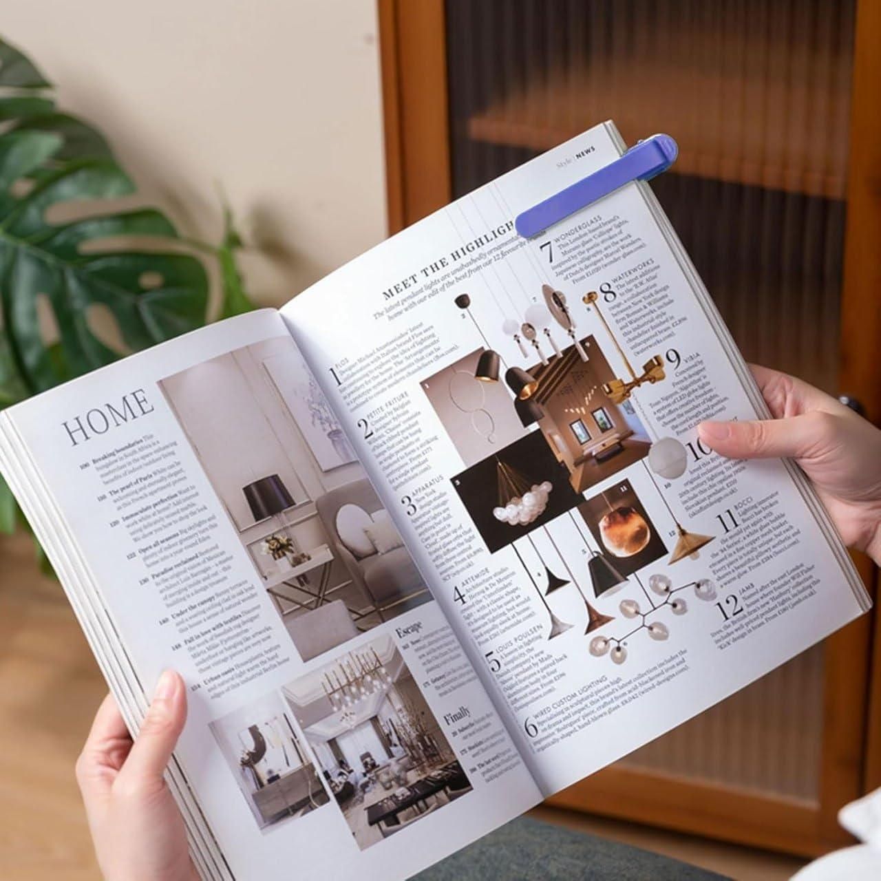 3pcs Silicone Automatic Bookmark