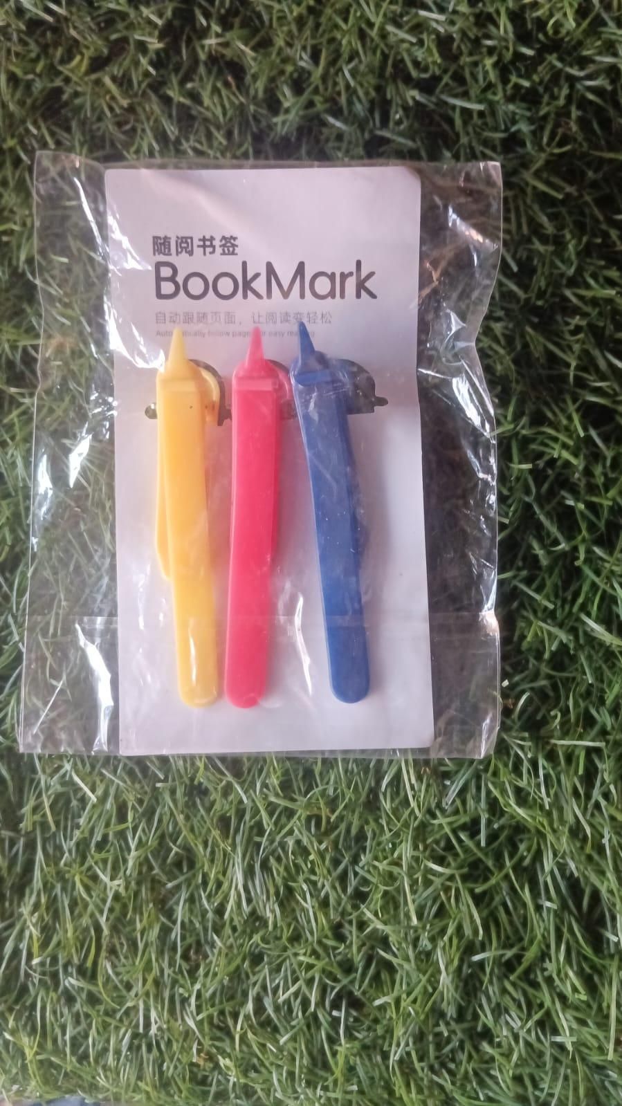 3pcs Silicone Automatic Bookmark
